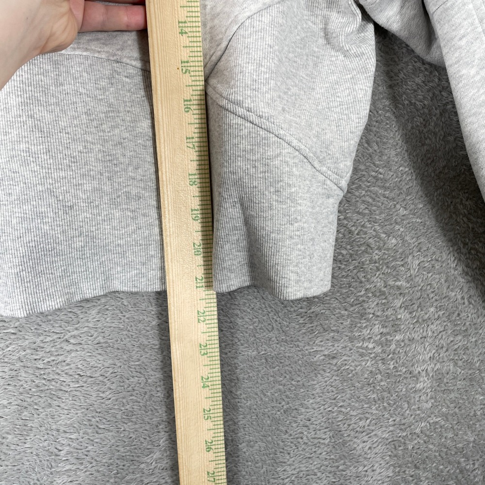 Lululemon Scuba Oversized Half Zip Hoodie Womens XL/XXL Heathered Light Grey - Picture 6 of 8